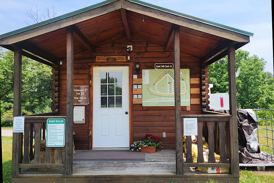 Check in at the office